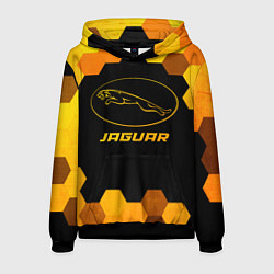 Толстовка-худи мужская Jaguar - gold gradient, цвет: 3D-черный
