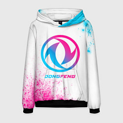 Толстовка-худи мужская Dongfeng neon gradient style, цвет: 3D-черный