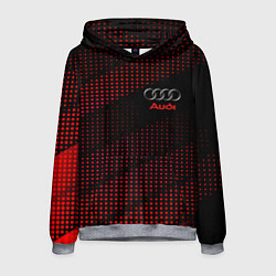 Толстовка-худи мужская Audi sportdot, цвет: 3D-меланж