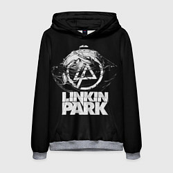 Толстовка-худи мужская Linkin Park рэп-метал, цвет: 3D-меланж