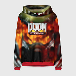 Толстовка-худи мужская Doom eternal games, цвет: 3D-красный