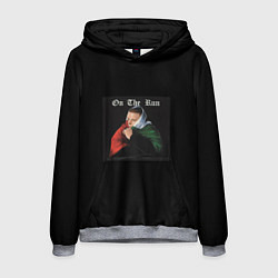 Толстовка-худи мужская Alblak 52 - On the run, цвет: 3D-меланж