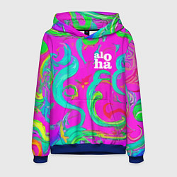 Мужская толстовка Abstract floral pattern - aloha