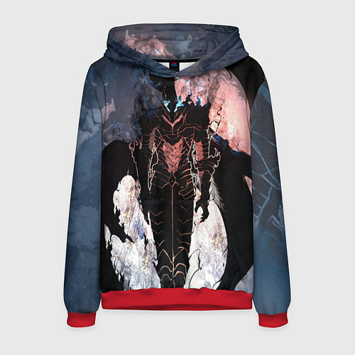 Мужская толстовка Solo leveling - Igris / 3D-Красный – фото 1