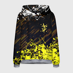 Толстовка-худи мужская Doom краски, цвет: 3D-меланж