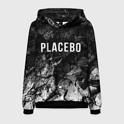 Толстовка-худи мужская Placebo black graphite, цвет: 3D-черный