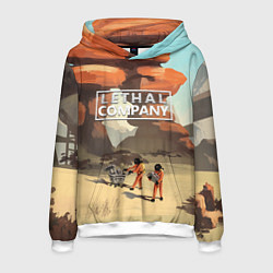 Толстовка-худи мужская Lethal Company: Art, цвет: 3D-белый