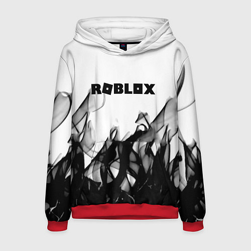 Мужская толстовка Roblox flame текстура / 3D-Красный – фото 1