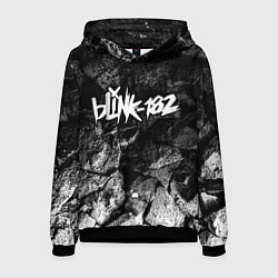 Толстовка-худи мужская Blink 182 black graphite, цвет: 3D-черный