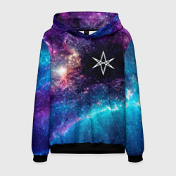 Толстовка-худи мужская Bring Me the Horizon space rock, цвет: 3D-черный