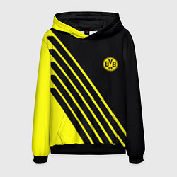 Толстовка-худи мужская Borussia sport line uniform, цвет: 3D-черный