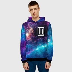 Толстовка-худи мужская Lindemann space rock, цвет: 3D-черный — фото 2