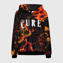 Толстовка-худи мужская The Cure red lava, цвет: 3D-черный