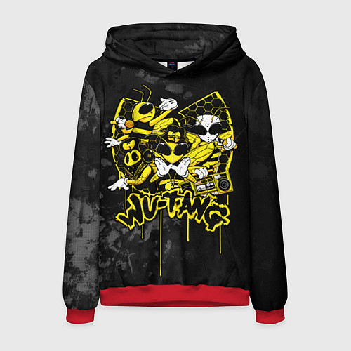 Мужская толстовка Wu tang killa bees / 3D-Красный – фото 1