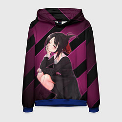 Толстовка-худи мужская Кагуя из Kaguya sama wa Kokurasetai, цвет: 3D-синий