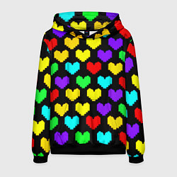 Мужская толстовка Undertale heart pattern