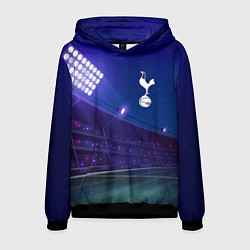 Толстовка-худи мужская Tottenham ночное поле, цвет: 3D-черный
