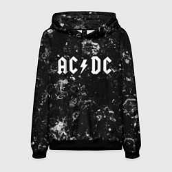 Толстовка-худи мужская AC DC black ice, цвет: 3D-черный