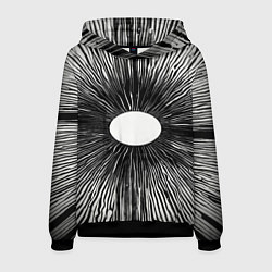 Толстовка-худи мужская Поглощение, цвет: 3D-черный