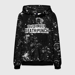 Толстовка-худи мужская Five Finger Death Punch black ice, цвет: 3D-черный