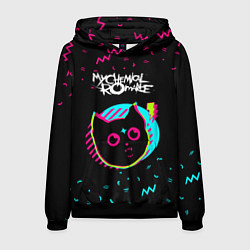 Толстовка-худи мужская My Chemical Romance - rock star cat, цвет: 3D-черный