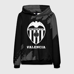 Толстовка-худи мужская Valencia sport на темном фоне, цвет: 3D-черный
