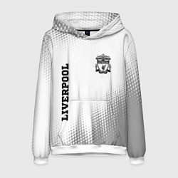 Толстовка-худи мужская Liverpool sport на светлом фоне вертикально, цвет: 3D-белый