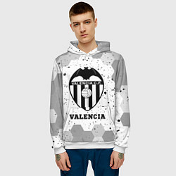 Толстовка-худи мужская Valencia sport на светлом фоне, цвет: 3D-белый — фото 2