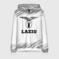 Толстовка-худи мужская Lazio sport на светлом фоне, цвет: 3D-белый