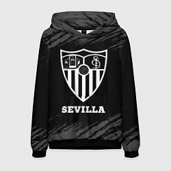 Толстовка-худи мужская Sevilla sport на темном фоне, цвет: 3D-черный