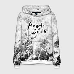 Толстовка-худи мужская Angels of Death white graphite, цвет: 3D-белый