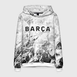 Толстовка-худи мужская Barcelona white graphite, цвет: 3D-белый