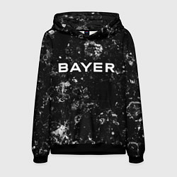 Толстовка-худи мужская Bayer 04 black ice, цвет: 3D-черный