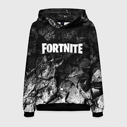 Толстовка-худи мужская Fortnite black graphite, цвет: 3D-черный