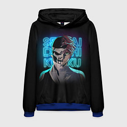 Толстовка-худи мужская Боевой отряд Полный провал Комбатант Ди и Хибики, цвет: 3D-синий