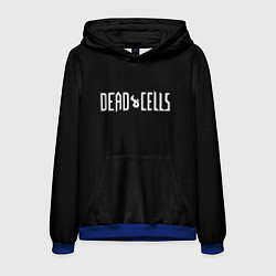 Толстовка-худи мужская Dead Cells logo white, цвет: 3D-синий