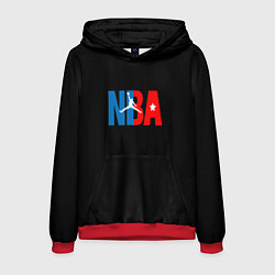 Толстовка-худи мужская NBA sport, цвет: 3D-красный