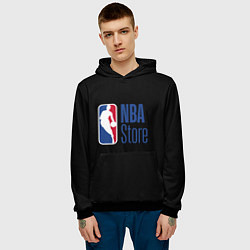 Толстовка-худи мужская NBA store, цвет: 3D-черный — фото 2