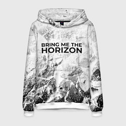 Толстовка-худи мужская Bring Me the Horizon white graphite, цвет: 3D-белый