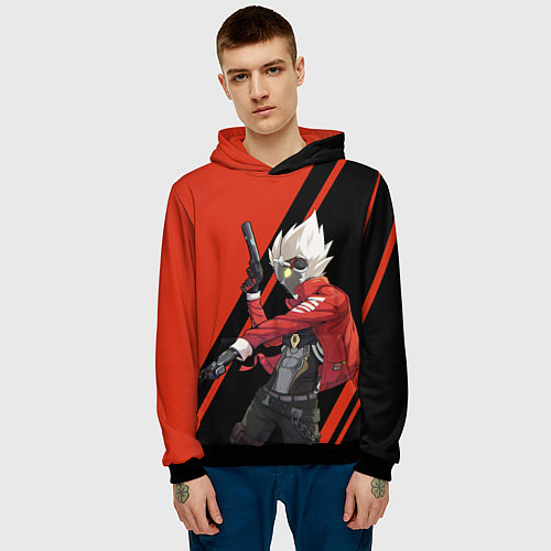 Мужская толстовка Zenless Zone Zero Billy Kid / 3D-Черный – фото 3