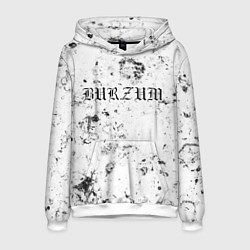 Толстовка-худи мужская Burzum dirty ice, цвет: 3D-белый