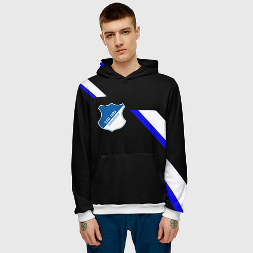 Мужская толстовка Hoffenheim fc sport / 3D-Белый – фото 3