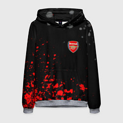 Толстовка-худи мужская Arsenal spash, цвет: 3D-меланж