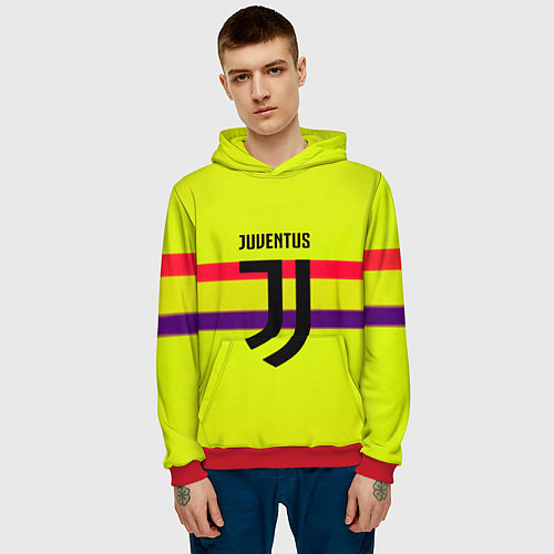 Мужская толстовка Juventus sport line / 3D-Красный – фото 3