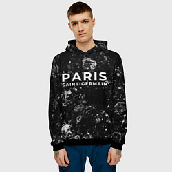 Толстовка-худи мужская PSG black ice, цвет: 3D-черный — фото 2