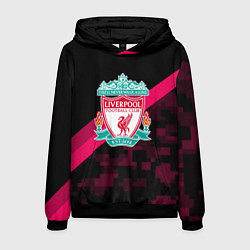 Толстовка-худи мужская Liverpool sport fc club, цвет: 3D-черный