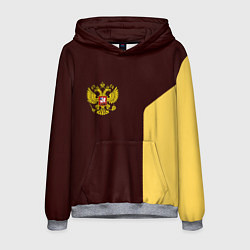Толстовка-худи мужская Россия ретро стиль, цвет: 3D-меланж