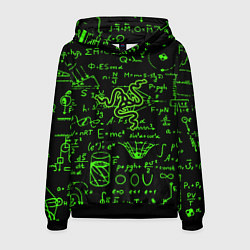 Толстовка-худи мужская Razer patten symbol, цвет: 3D-черный