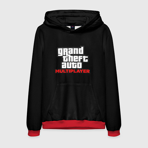 Мужская толстовка GTA мультиплеер / 3D-Красный – фото 1