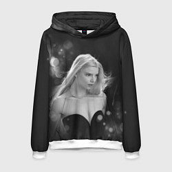 Толстовка-худи мужская Actress - Anya Taylor - Joy, цвет: 3D-белый